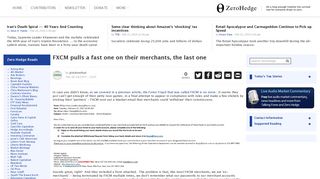 FXCM pulls a fast one on their merchants, the last one | Zero Hedge ...