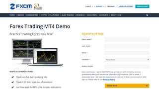 MT4 Forex Trading Demo - FXCM Markets - FXCM.com
