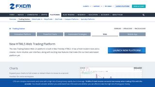 Forex Web Platform - Trading Station - FXCM UK - FXCM.com