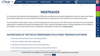 WebTrader - fxflat.com/en/