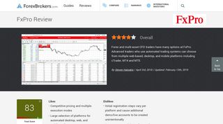 FxPro Review - ForexBrokers.com