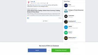 FxPro - Sign UP at https://direct.fxpro.co.uk/user/login... | Facebook