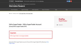 FxPro SuperTrader – FXPro SuperTrader | Trading Account ...