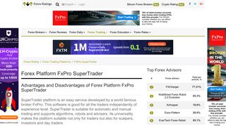 FxPro SuperTrader - Forex Trading Platform on Forex-Ratings.com