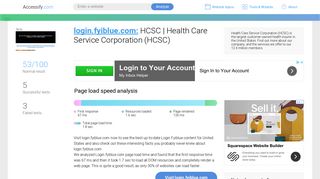 Access login.fyiblue.com. HCSC | Health Care Service Corporation ...