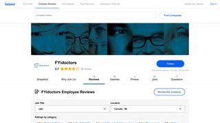 Working at FYidoctors: 53 Reviews | Indeed.com
