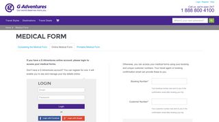 Medical Forms - G Adventures