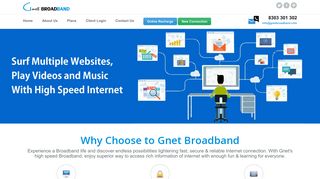 Best Broadband Service Providers in Gorakhpur India, Delhi, Bangalore