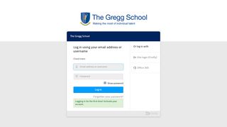 Login - The Gregg School