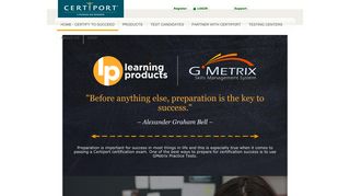 GMetrix Practice Tests - Certiport | Home - Certify to Succeed