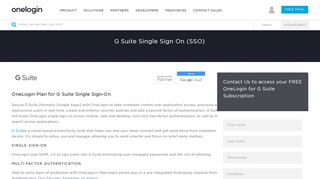 G Suite Single Sign On (SSO) - Google Apps Active ... - OneLogin