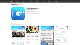 G-plans nutrition on the App Store - iTunes - Apple