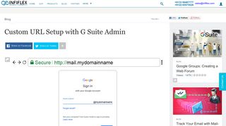 Custom URL Setup with G Suite Admin - Infiflex