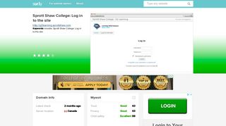 g2learning.sprottshaw.com - Sprott Shaw College: Log in to... - G 2 ...