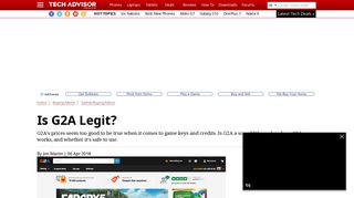 Is G2A Legit? - Tech Advisor