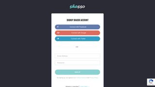 Sign up - Shasso