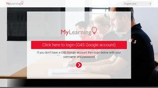 G4S: Log in to the site