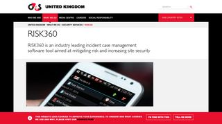 G4S Risk360 Service | Security Services | G4S United Kingdom