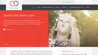 Welcome to our new website - G8 Education