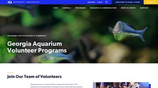 Volunteer At Georgia Aquarium | Georgia Aquarium