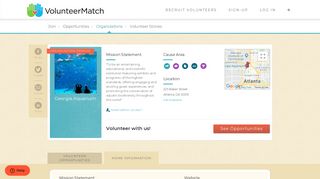 Georgia Aquarium Volunteer Opportunities - VolunteerMatch