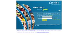 SHBP Enrollment Portal