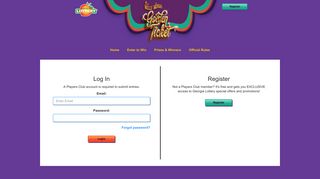 Login - GA Lottery Willy Wonka ™ Golden Ticket - Georgia Lottery
