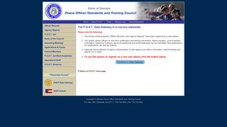 Officer Records - Georgia Peace Officer Standards and Training Council