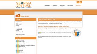 Shared Landing Page - Georgia Virtual Learning