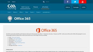 Office 365 | GAA DOES - Learning GAA
