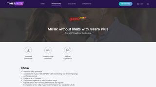 Gaana Plus Membership by Times Prime: Music without limits with ...