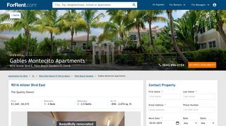 Gables Montecito Apartments For Rent in Palm Beach Gardens, FL ...