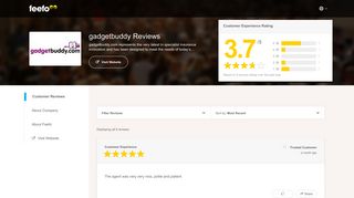 gadgetbuddy Reviews | http://www.gadgetbuddy.com reviews | Feefo