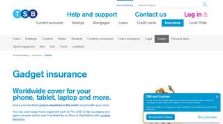 Gadget Insurance | Pick & Protect | TSB Bank