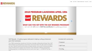 GAF Business Building Club Rewards