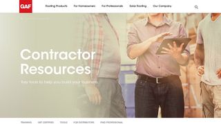 GAF | Contractor Resources