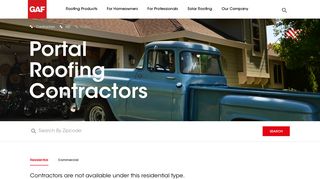 GAF | 0 Factory-Certified Portal Roofing Contractors