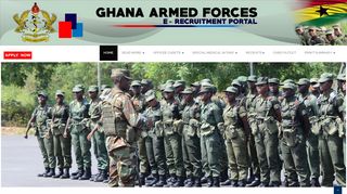 Ghana Armed Forces | E-Recruitment Portal