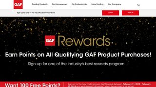 GAF | Rewards Sign Up