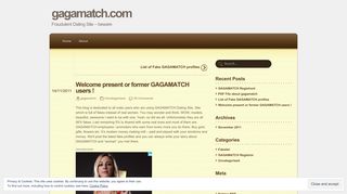 Welcome present or former GAGAMATCH users ! | gagamatch.com