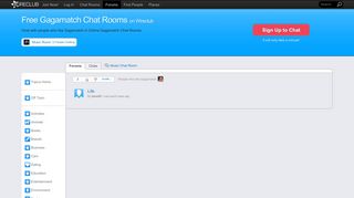 Free Gagamatch Chat Rooms - Wireclub