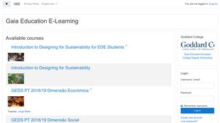 Gaia Education E-Learning
