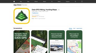 Gaia GPS Hiking, Hunting Maps on the App Store - iTunes - Apple