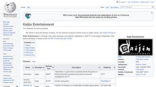 Gaijin Entertainment - Wikipedia