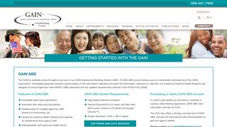 Getting Started with the GAIN - GAIN Coordinating Center