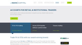 FX, CFD and futures trading accounts | GAIN Capital