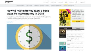 How to make more money fast — the 8 best ways to make money