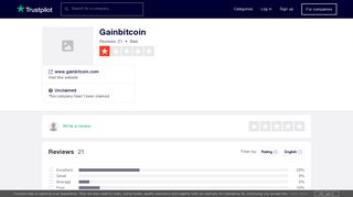 Gainbitcoin Reviews | Read Customer Service Reviews of www ...