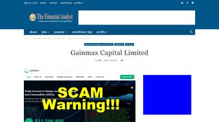Gainmax Capital Limited - The Financial Analyst