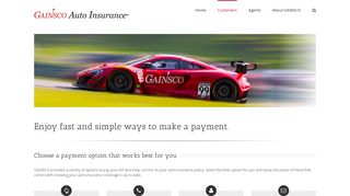 Make A Car Insurance Payment | GAINSCO Auto Insurance®